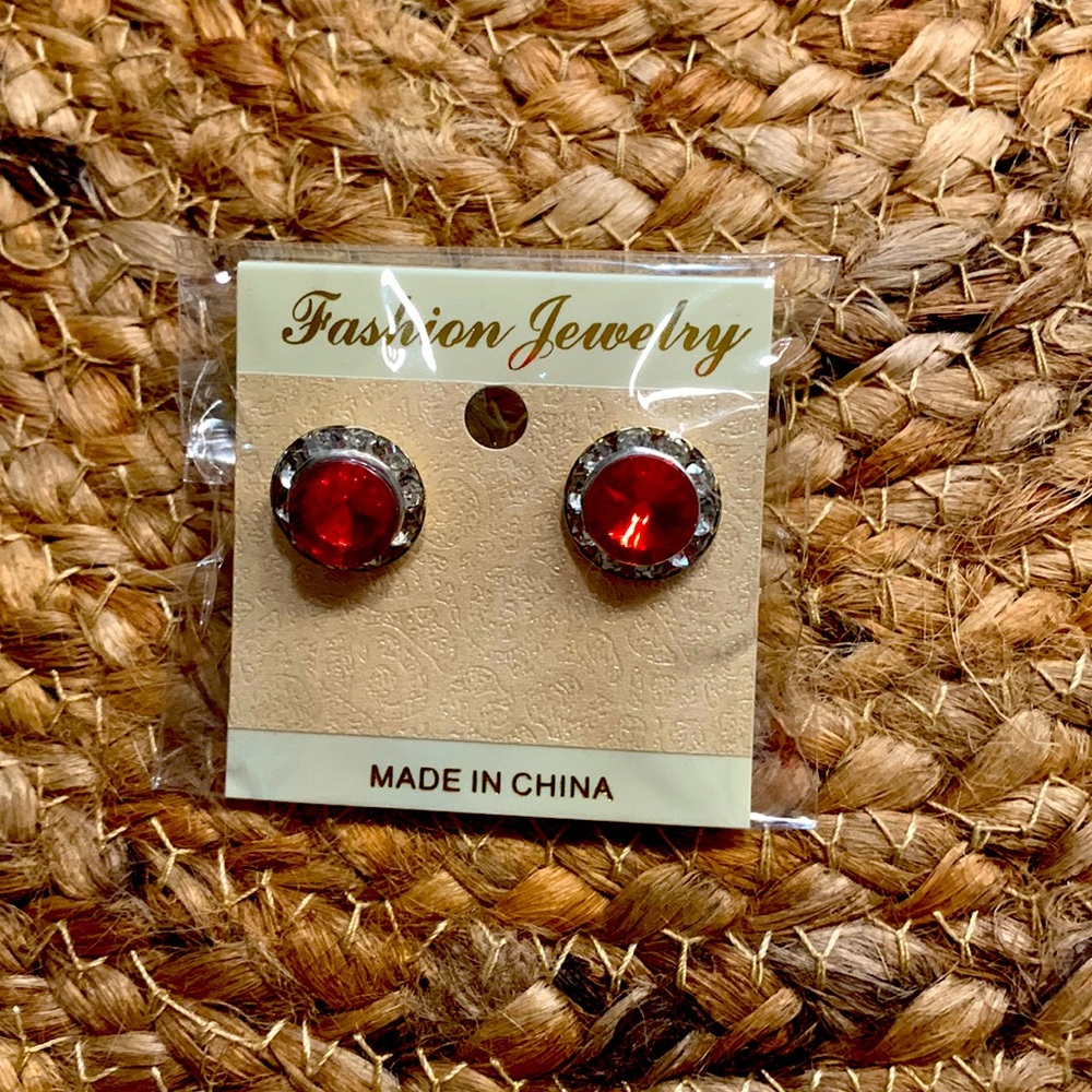 Red earring